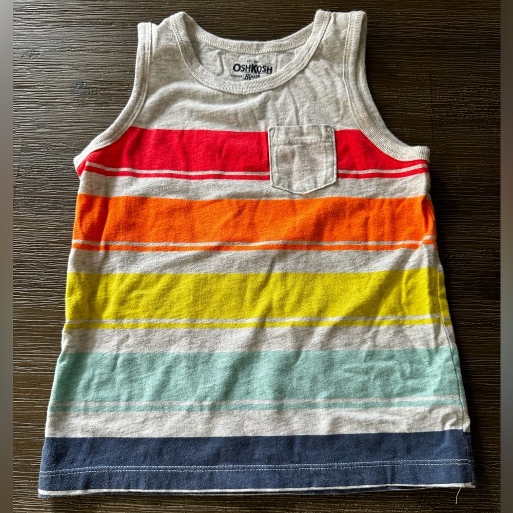 🟡EUC🟡 OshKosh B’Gosh Striped Tank - Size 3T